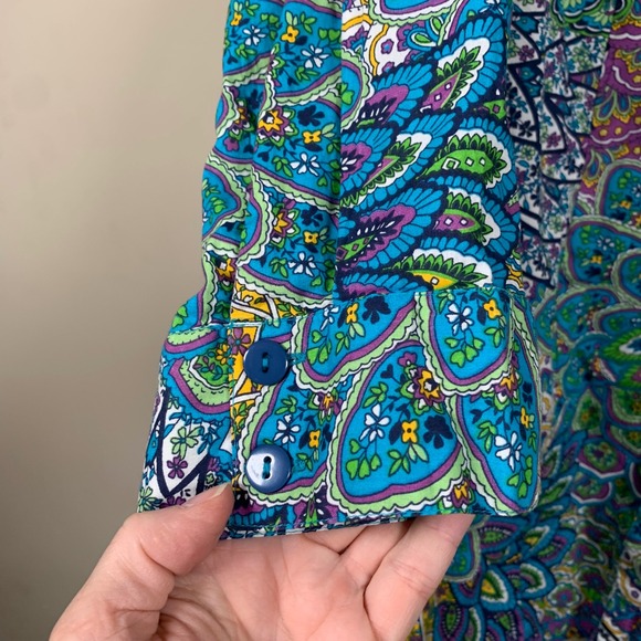 Norm Thompson Escape the Ordinary Colorful Blouse Size 1X - Picture 7 of 10